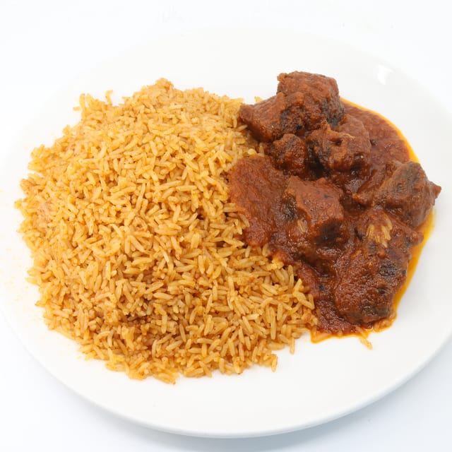 Jollof & Goat Small.
