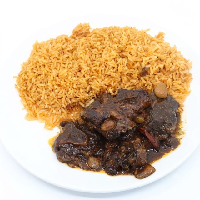 Oxtail Jollof/ Waakye Dining.