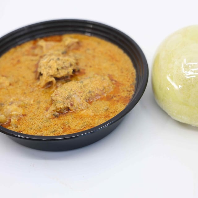 Egusi Soup & Swallow Small.